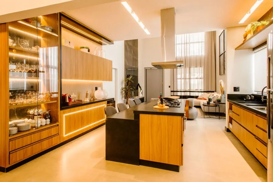 Kitchen plans and design being worked out for a Bath home
