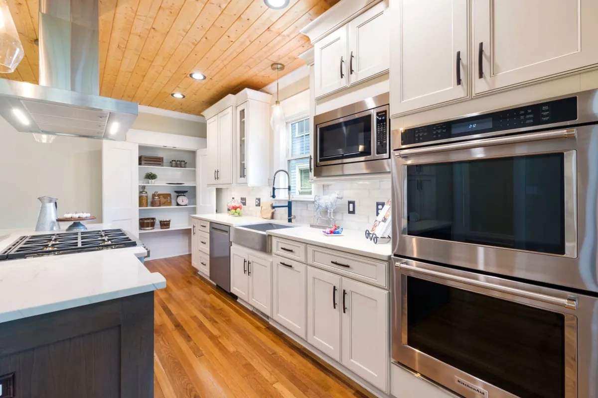 Kitchen renovation in progress in a Bath home