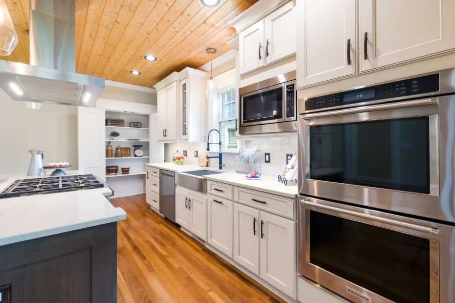 Kitchen renovation in progress in a Bath home