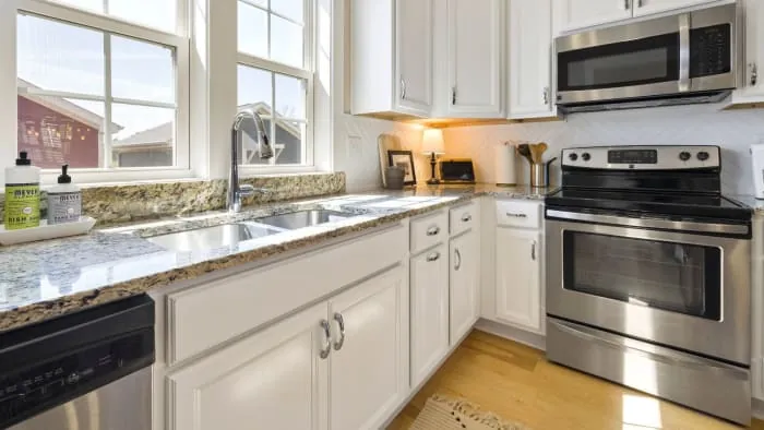 Integrated fridge freezer installation in a Bath kitchen