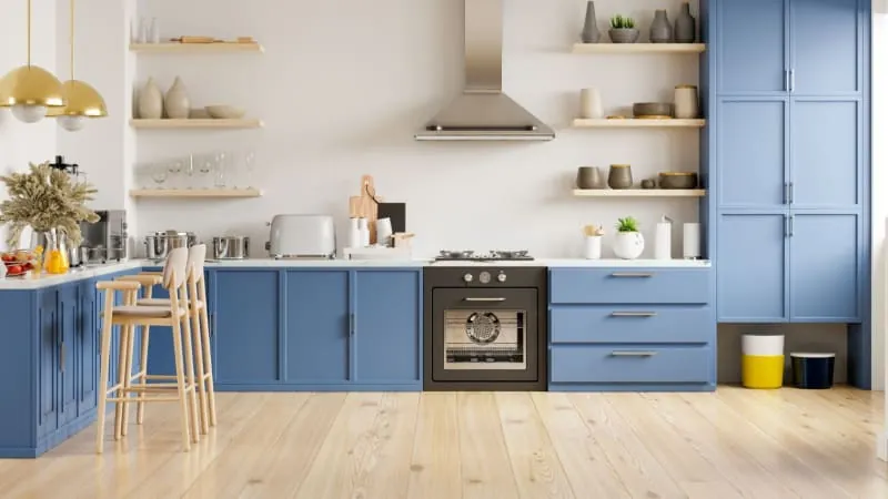 Made-to-measure kitchen storage units in Bath