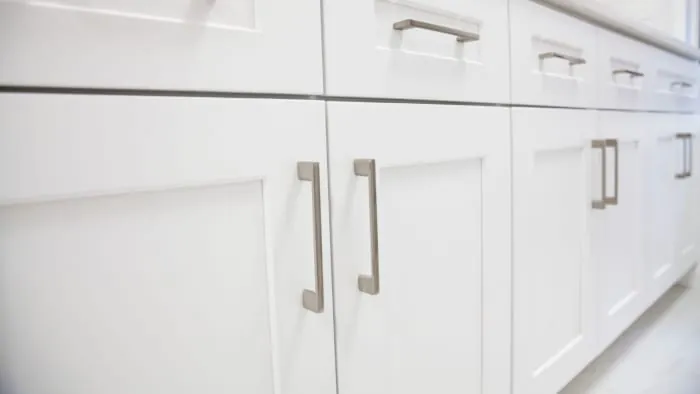 Bespoke fitted kitchen storage unit in a Bath home